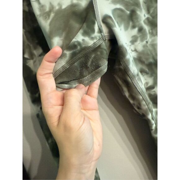 Lululemon Light Sage Green Diamond Dye Pull-On High-Rise Align Leggings Size 10 - Picture 4 of 6